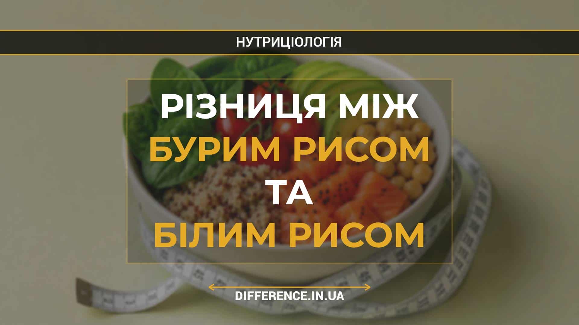 Різниця між бурим рисом та білим рисом