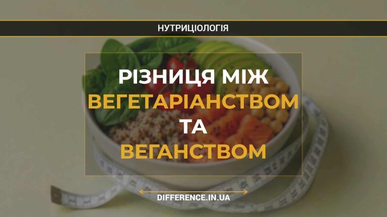 Різниця між вегетаріанством та веганством