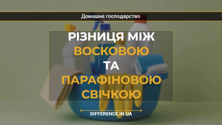 Різниця між восковою та парафіновою свічкою