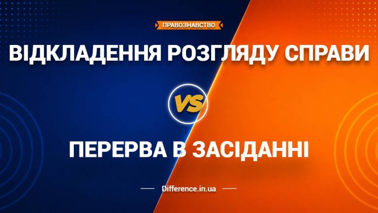 Різниця між відкладенням розгляду справи та перервою в засіданні (1)