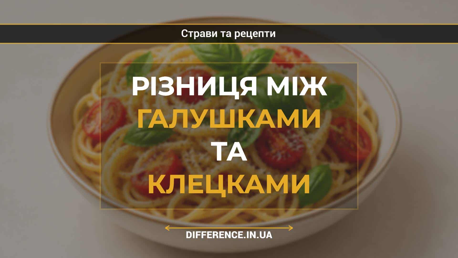 Різниця між галушками та клецками