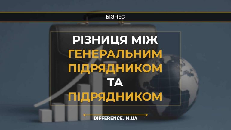 Різниця між генеральним підрядником та підрядником