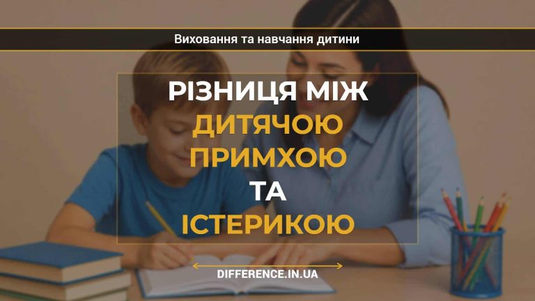 Різниця між дитячою примхою та істерикою