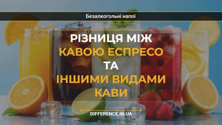 Різниця між кавою еспресо та іншими видами кави