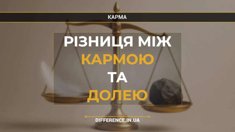 Різниця між кармою та долею