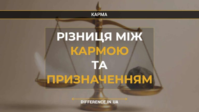 Різниця між кармою та призначенням