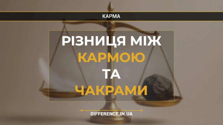 Різниця між кармою та чакрами