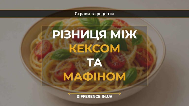 Різниця між кексом та мафіном