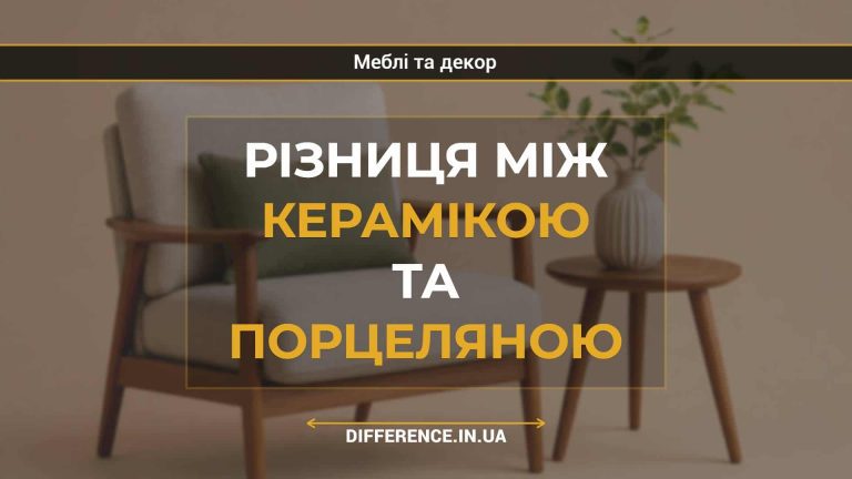 Різниця між керамікою та порцеляною