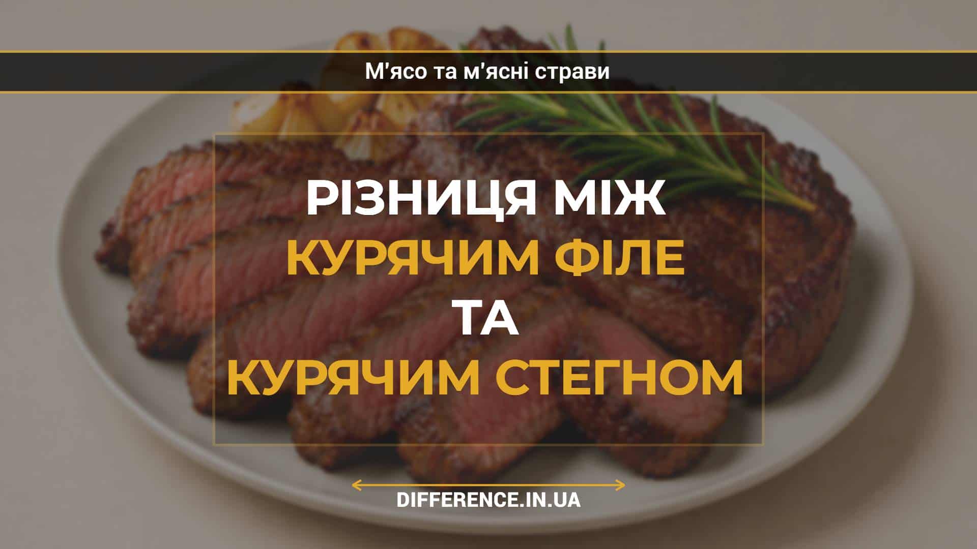 Різниця між курячим філе та курячим стегном