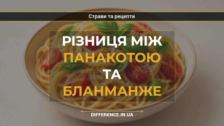 Різниця між панакотою та бланманже