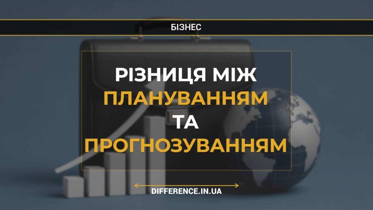 Різниця між плануванням та прогнозуванням
