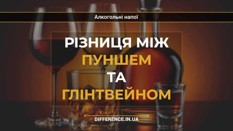 Різниця між пуншем та глінтвейном