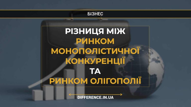 Різниця між ринком монополістичної конкуренції та ринком олігополії