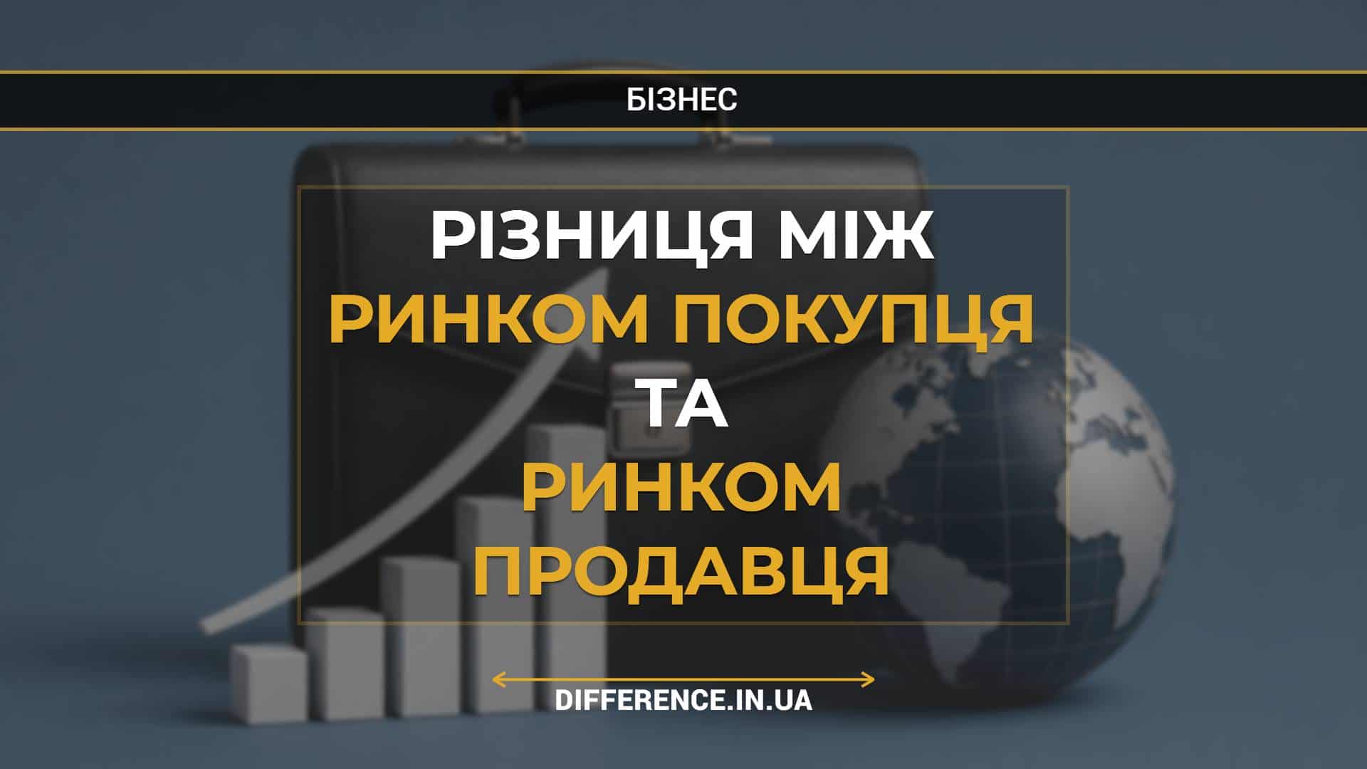 Різниця між ринком покупця та ринком продавця