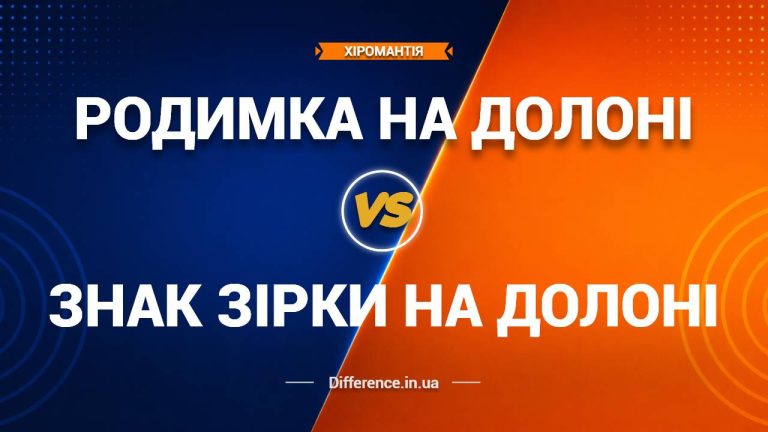 Різниця між родимкою на долоні та знаком Зірки на долоні