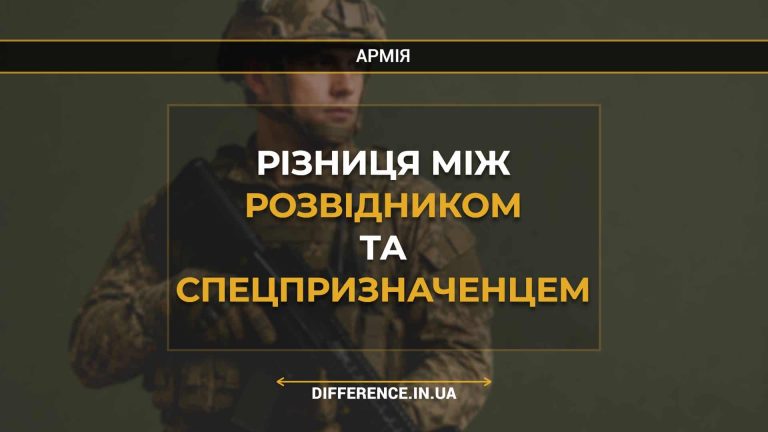 Різниця між розвідником та спецпризначенцем