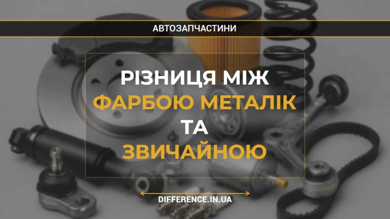 Різниця між фарбою металік та звичайною