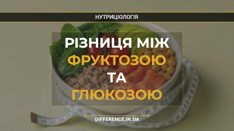 Різниця між фруктозою та глюкозою