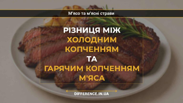Різниця між холодним копченням та гарячим копченням м'яса