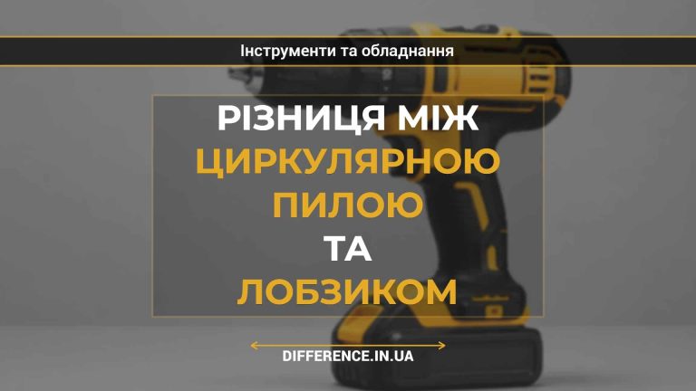 Різниця між циркулярною пилою та лобзиком