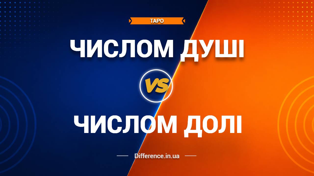 Різниця між числом душі та числом долі в нумерології