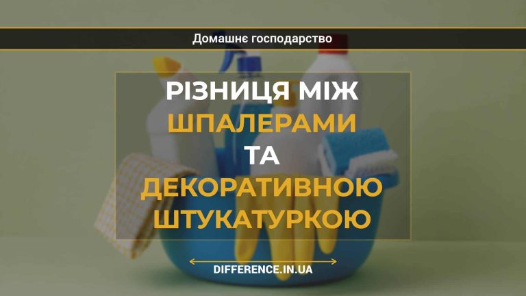 Різниця між шпалерами та декоративною штукатуркою