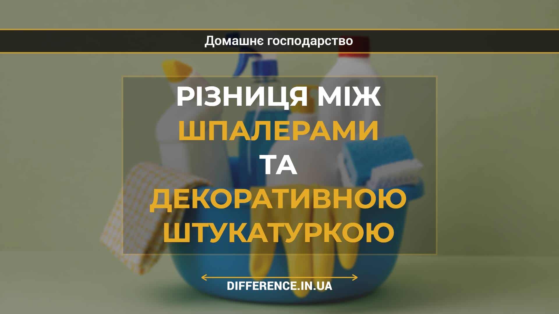 Різниця між шпалерами та декоративною штукатуркою