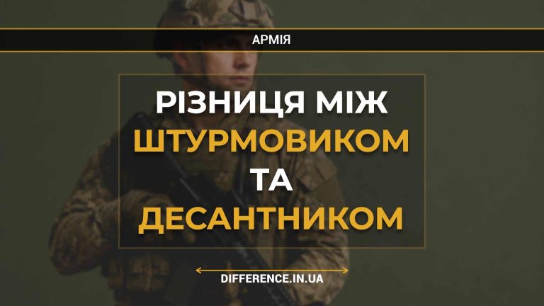 Різниця між штурмовиком та десантником