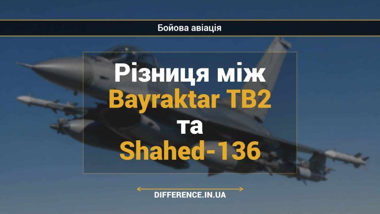 Різниця між Bayraktar TB2 та Shahed-136