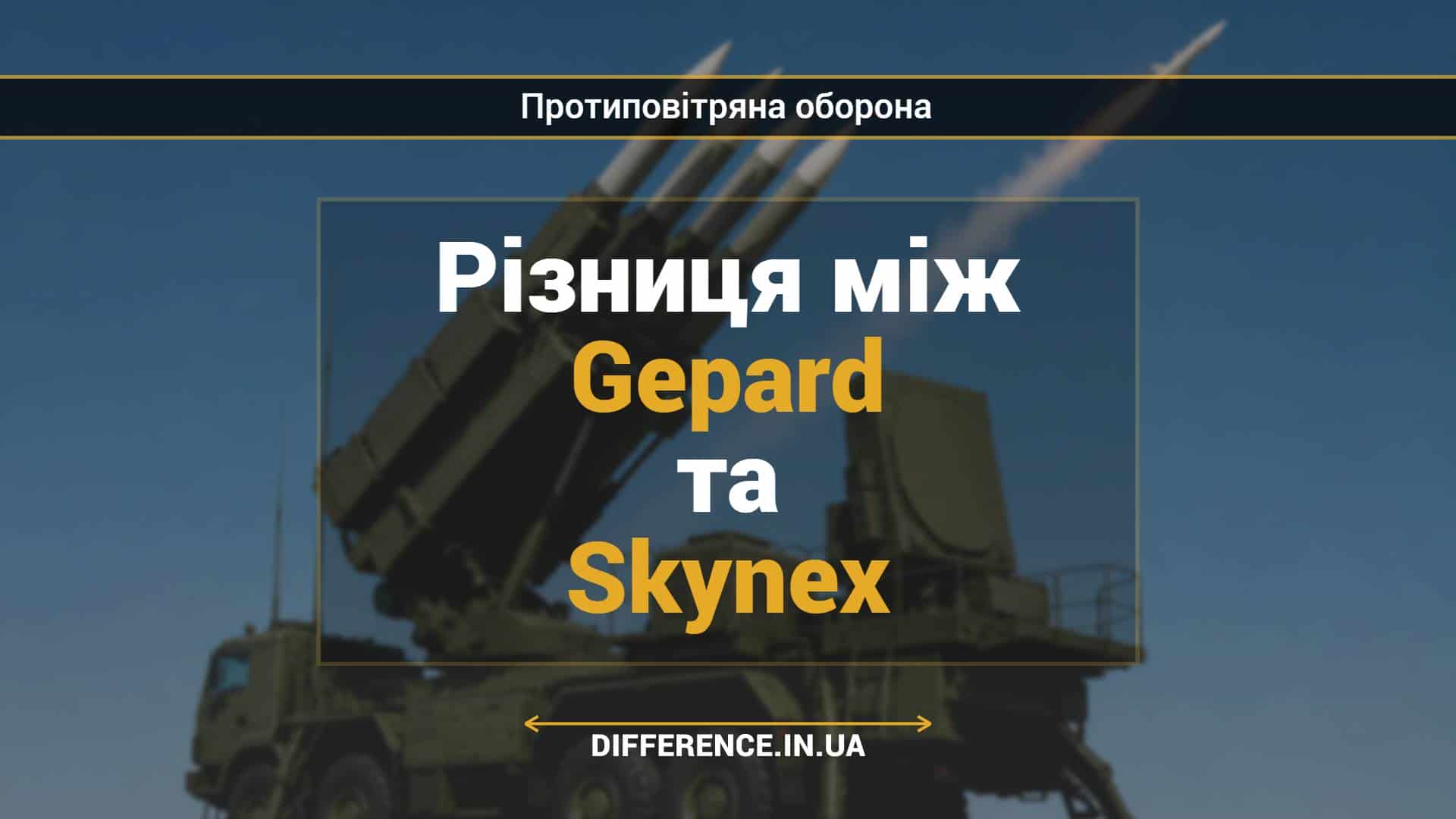Різниця між Gepard та Skynex