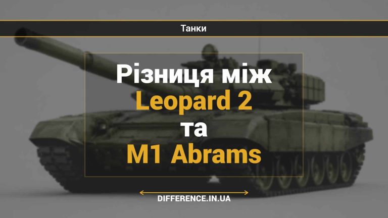 Різниця між Leopard 2 та M1 Abrams