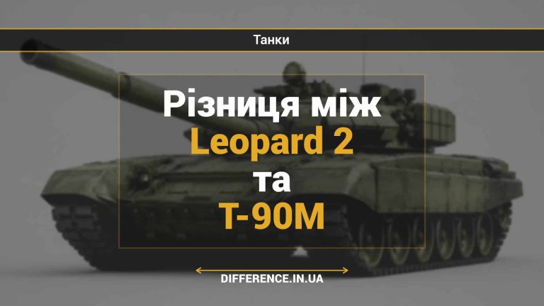 Різниця між Leopard 2 та Т-90М