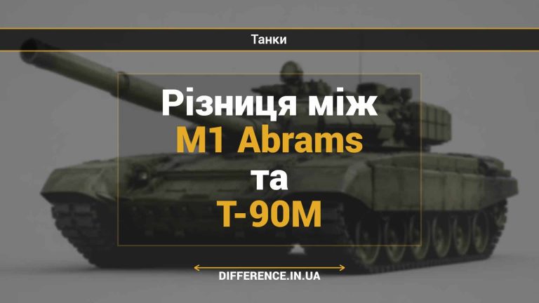 Різниця між M1 Abrams та Т-90М
