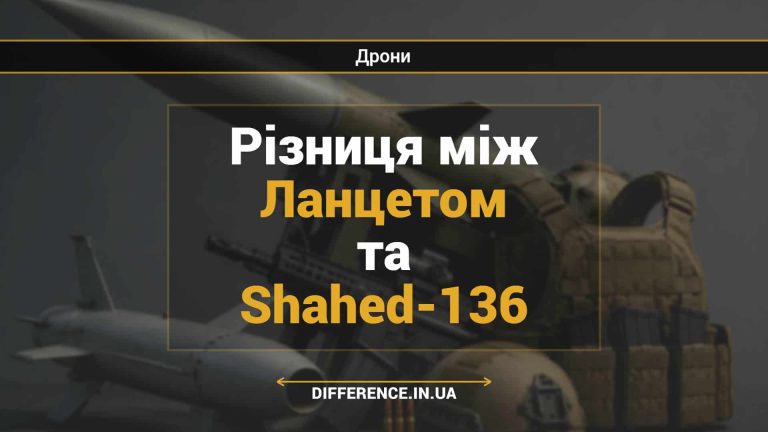 Різниця між Ланцетом та Shahed-136