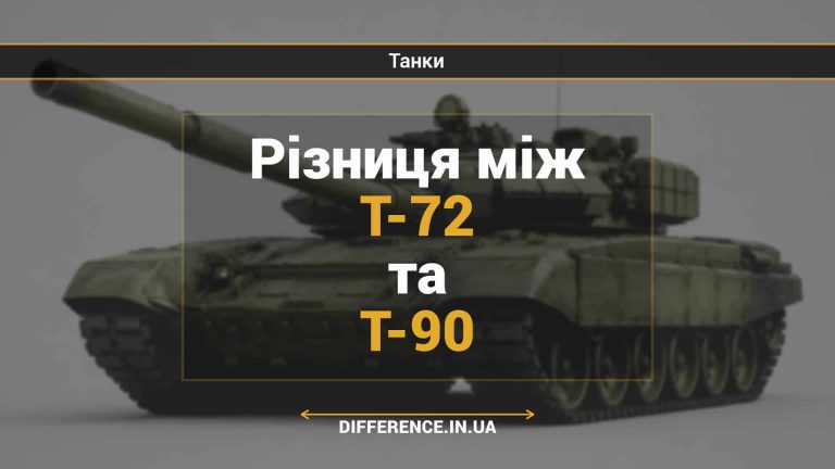 Різниця між Т-72 та Т-90