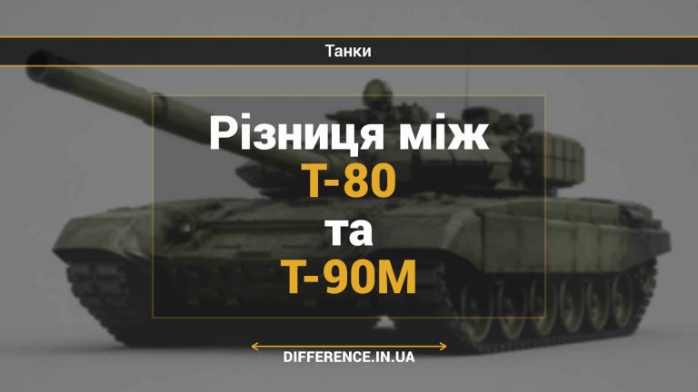 Різниця між Т-80 та Т-90М