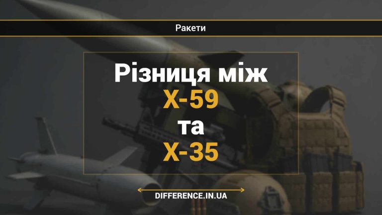 Різниця між Х-59 та Х-35
