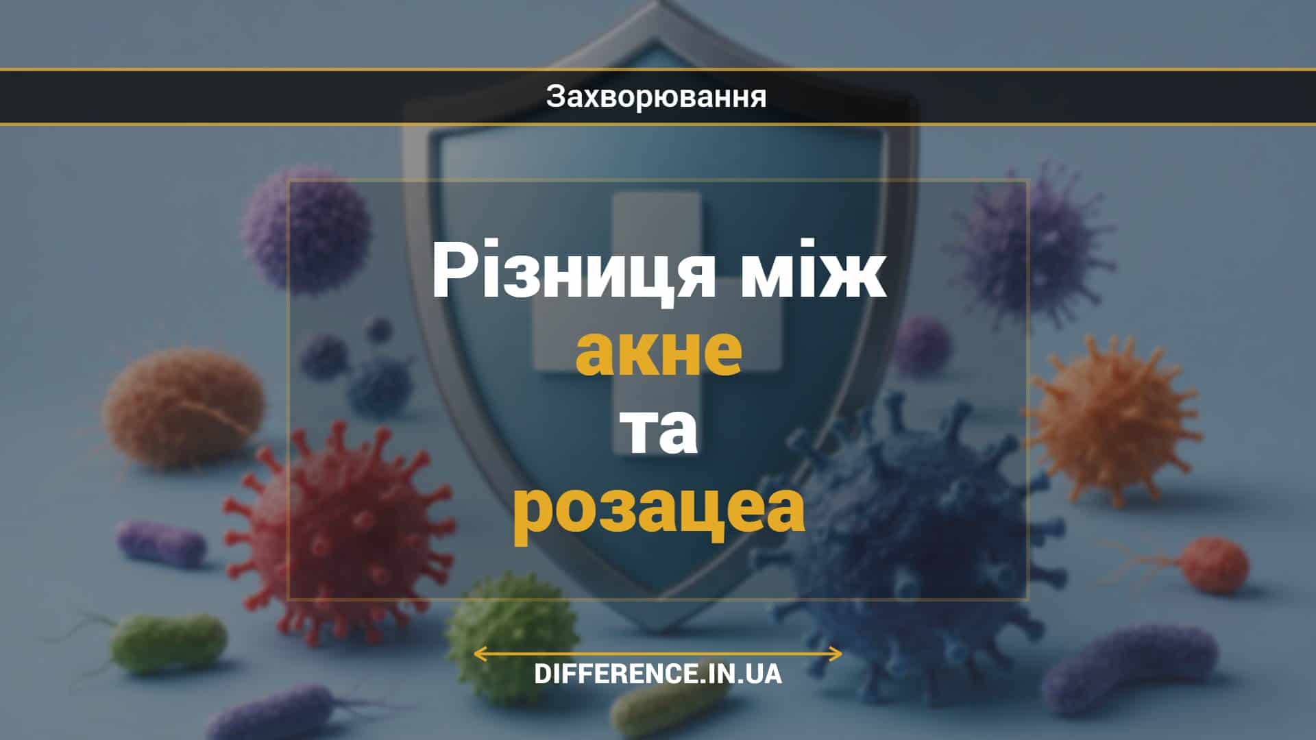 Різниця між акне та розацеа