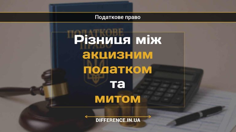 Різниця між акцизним податком та митом