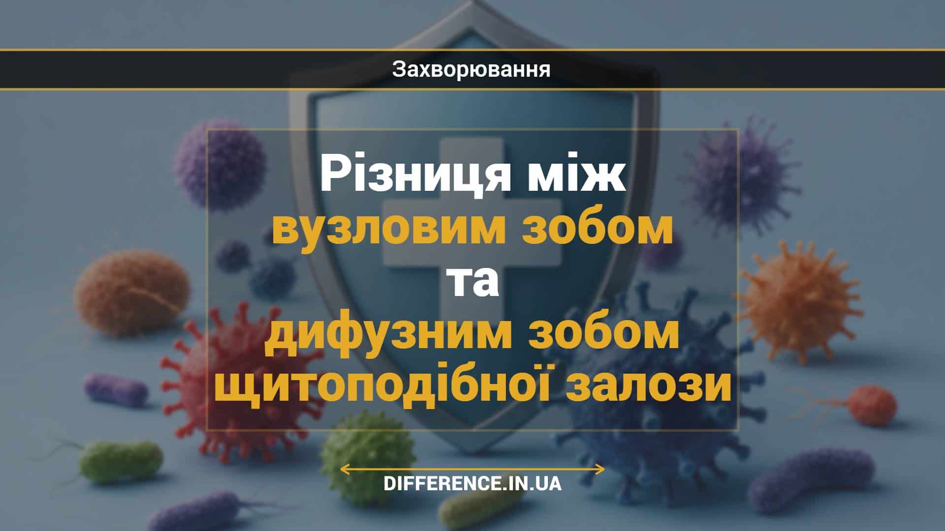 Різниця між вузловим зобом та дифузним зобом щитоподібної залози