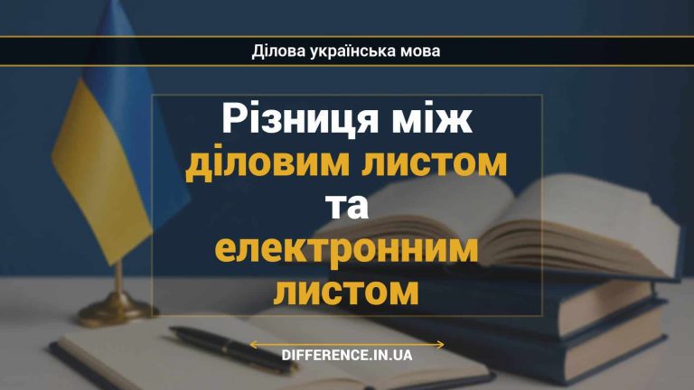 Різниця між діловим листом та електронним листом