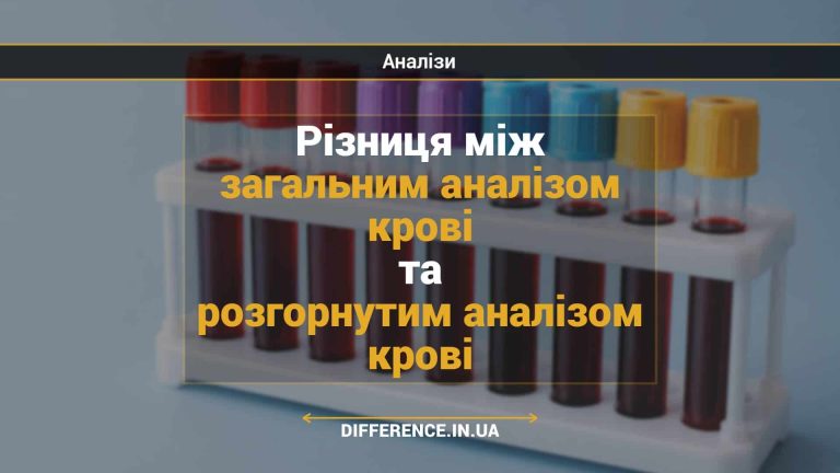 Різниця між загальним аналізом крові та розгорнутим аналізом крові