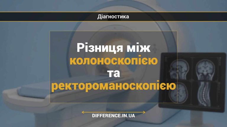 Різниця між колоноскопією та ректороманоскопією