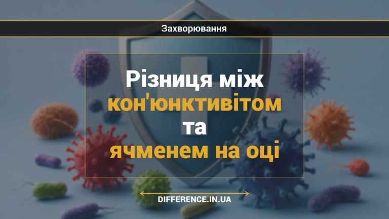 Різниця між кон'юнктивітом та ячменем на оці