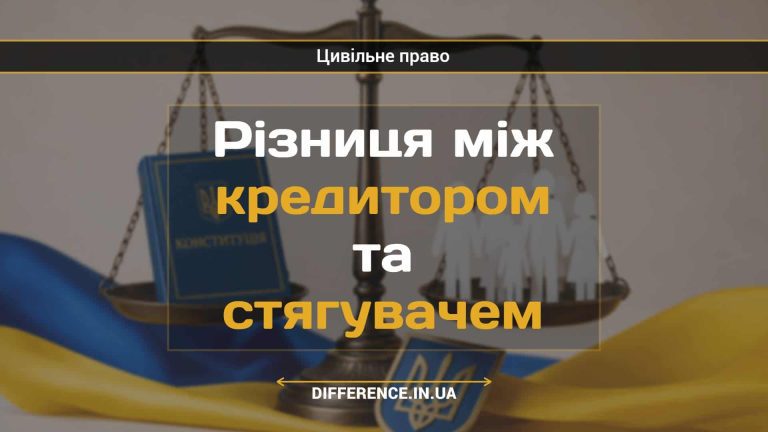Різниця між кредитором та стягувачем