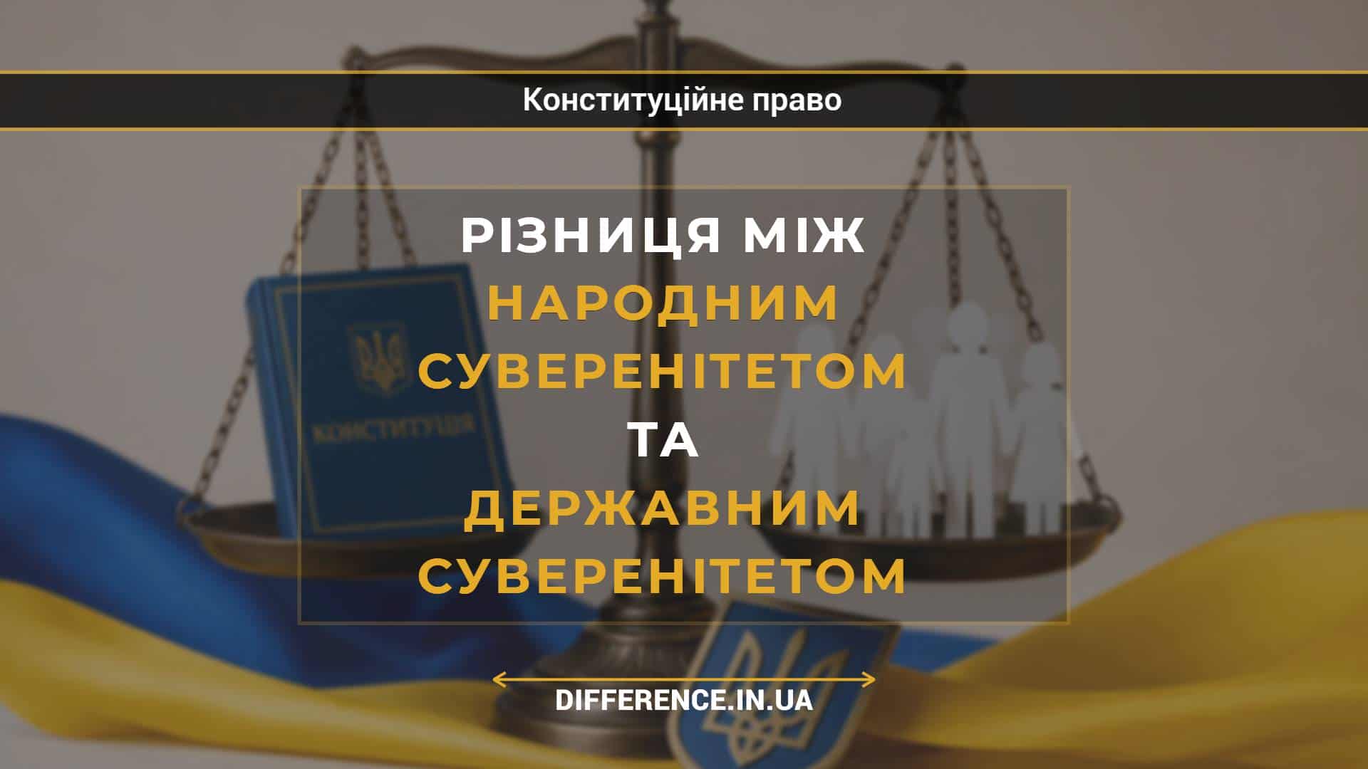 Різниця між народним суверенітетом та державним суверенітетом