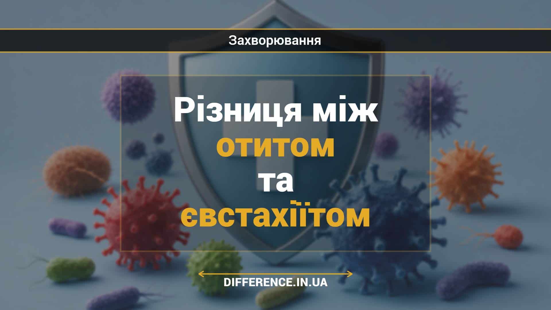 Різниця між отитом та євстахіїтом