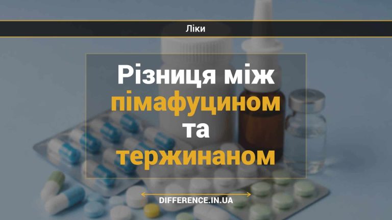 Різниця між пімафуцином та тержинаном