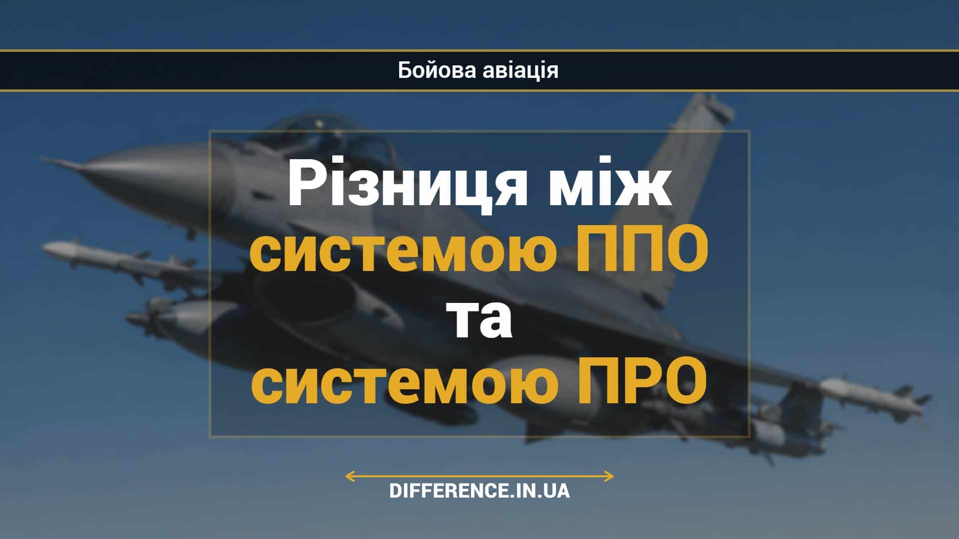 Різниця між системою ППО та системою ПРО